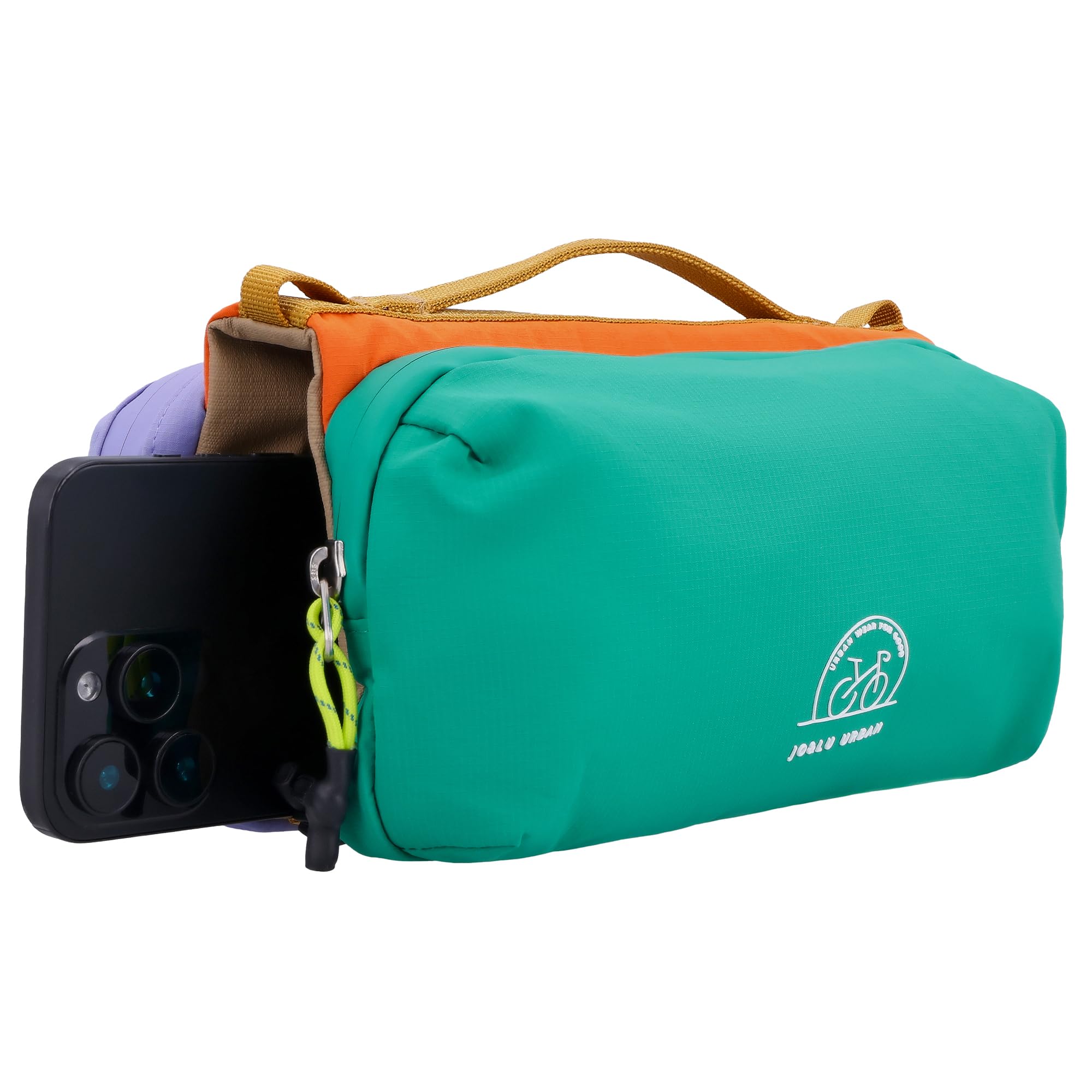 Jo&Lu Urban Aktive Bauchtasche – Sportliche Bauchtasche für Herren & Damen, Leicht & Wasserabweisend, Ideal für Reisen, Alltag, Running & Outdoor