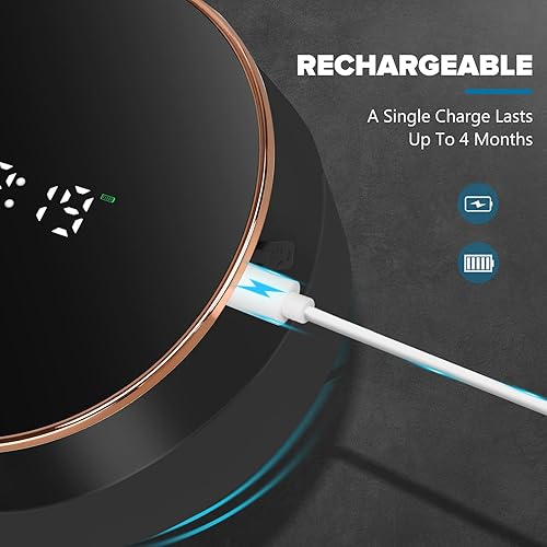 Miniatura 5 de Dispensador automático de jabón manos libres para montaje en pared, dispensador de jabón líquido recargable, dispensador de jabón líquido sin