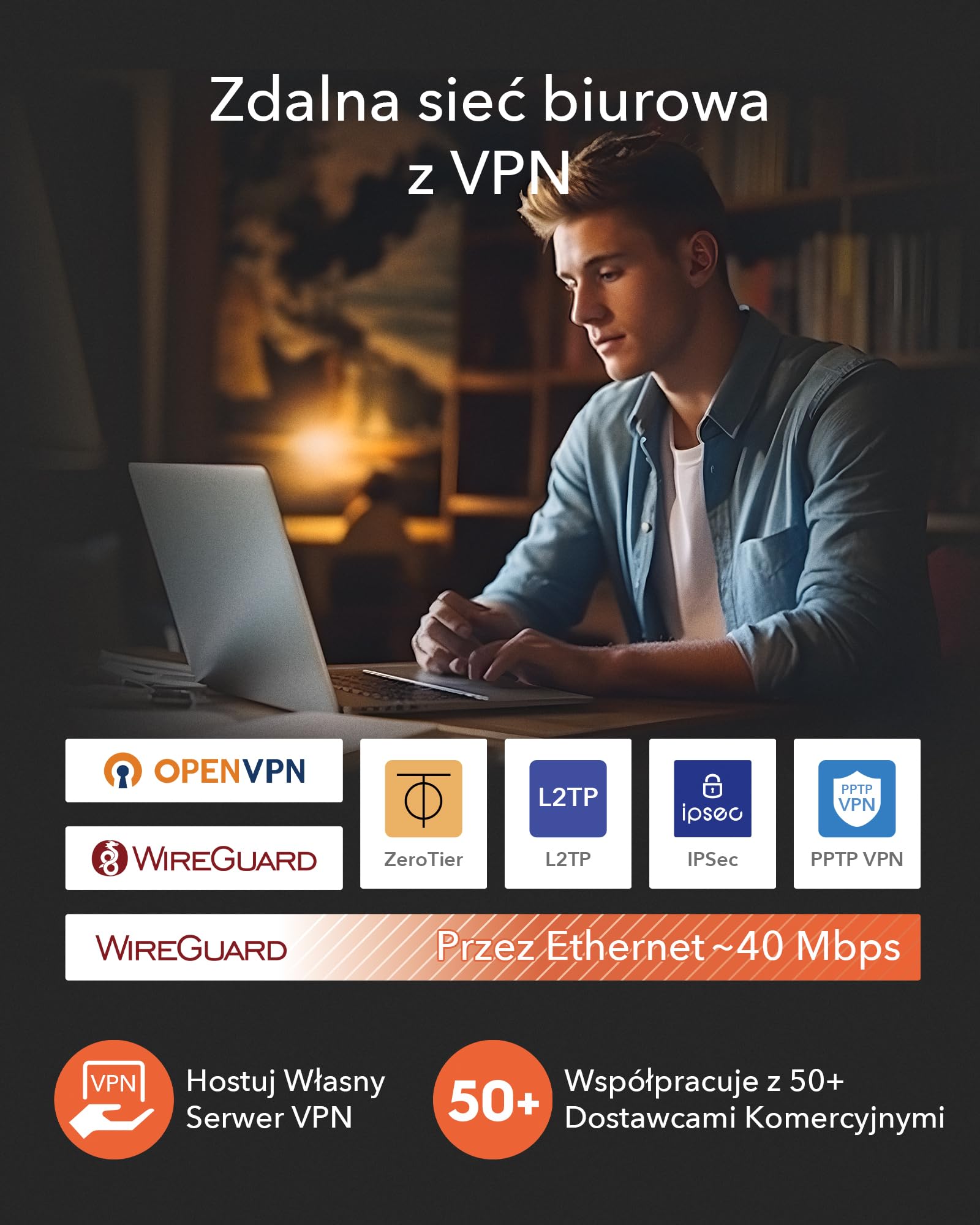 Cudy AC1200 Podróżny Router Wi-Fi, Przedłużacz/Repeater, do Hoteli i Sieci Publicznych, WISP, Klienta i Serwera VPN, USB, TR1200, Dwupasmowy, xDSL, Pomarańczowy