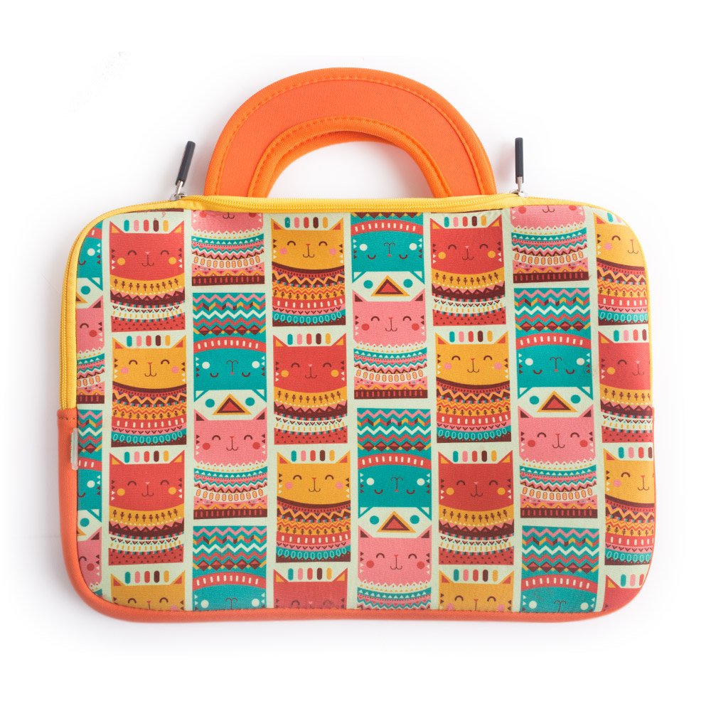 ChumbakAztec Cats Laptop Sleeve 13inch