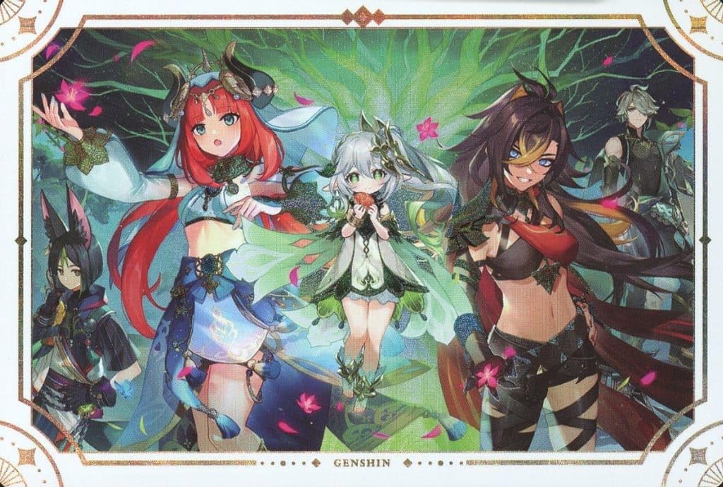 Amazon.co.jp: 原神[Genshin] シールウエハース V11：ディナリ