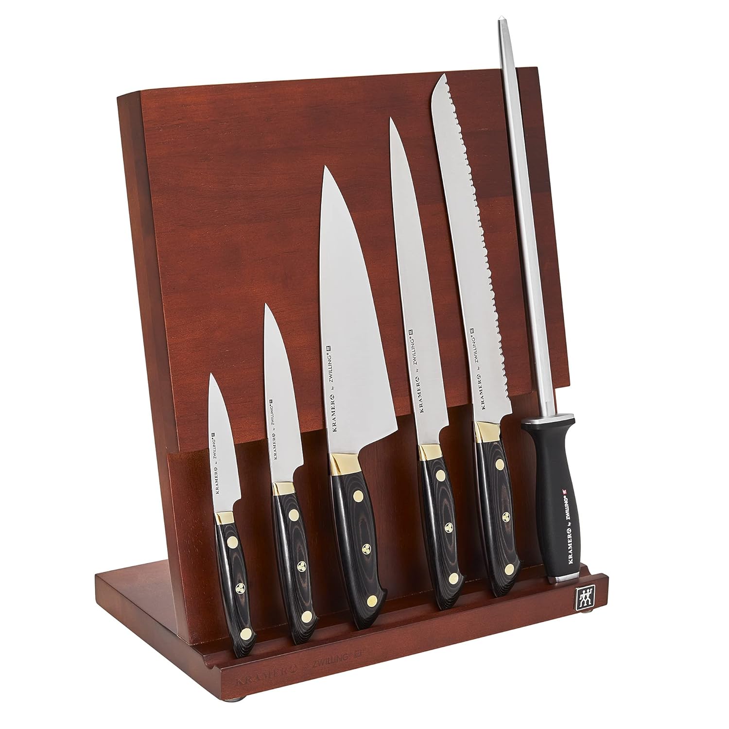 KRAMER by ZWILLING EUROLINE Carbon Collection 2 0 7-pc Knife Block Set