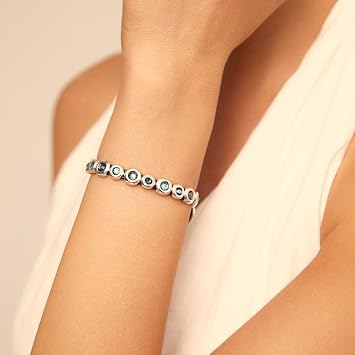 Uno de 50 Magic Touch Bracelet PUL2038AZUMTL0M Azure Blue