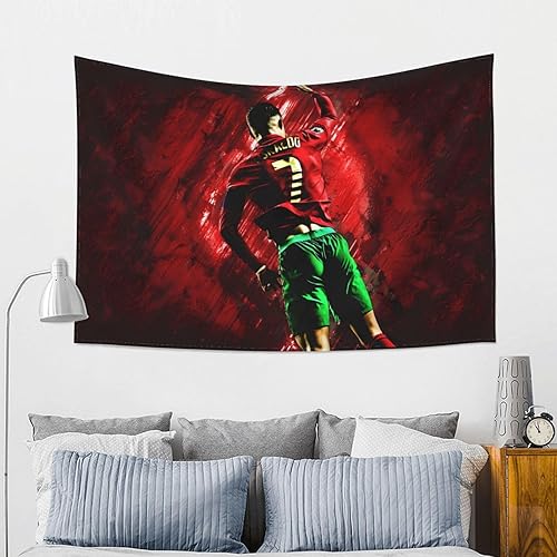 Miniatura 5 de Luja Dling Tapiz Ronaldo #7 para colgar en la pared, decoración de dormitorio, tapices de pared geniales de 60 x 40 pulgadas