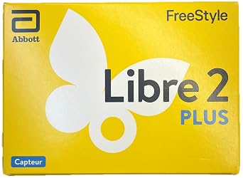 Freestyle Libre2 Plus blood sugar sensor continuous monitoring system
