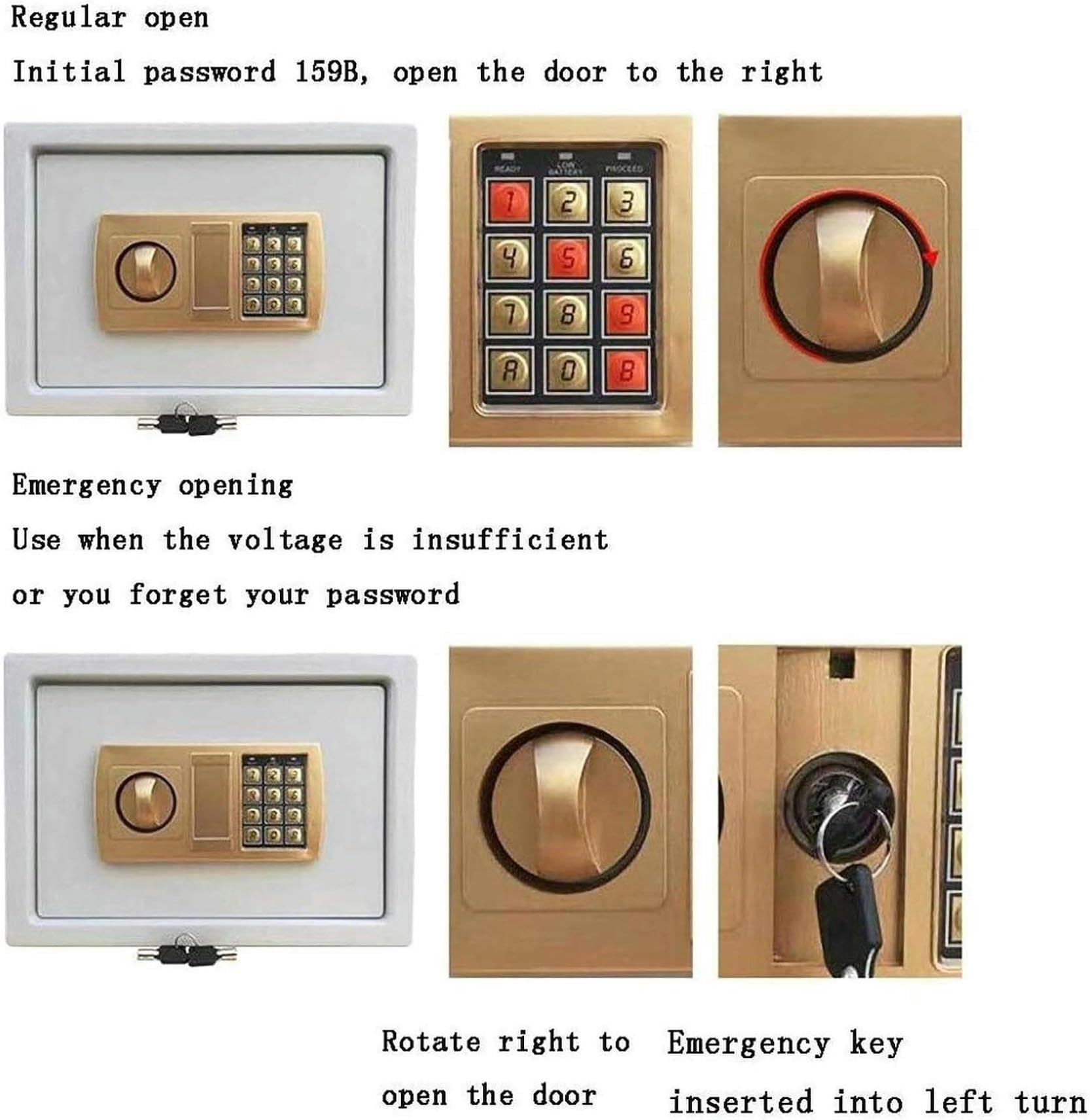 coffre-fort, Fashio Desig Digita Electroni Securit Wal Bo Professiona Stee fo Home