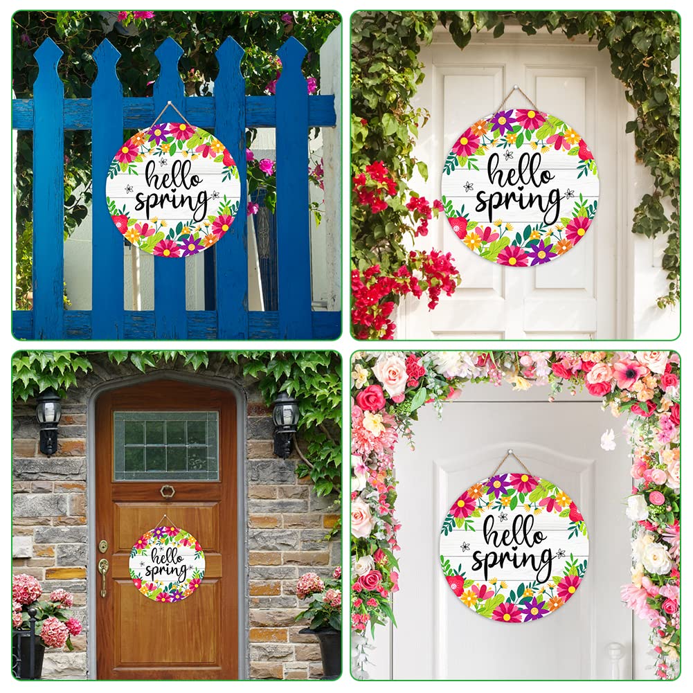 Couronne De Pâques En Acrylique Pour Porte D'Entrée, Œufs De Printemps, Baies, Fleurs, Couronne