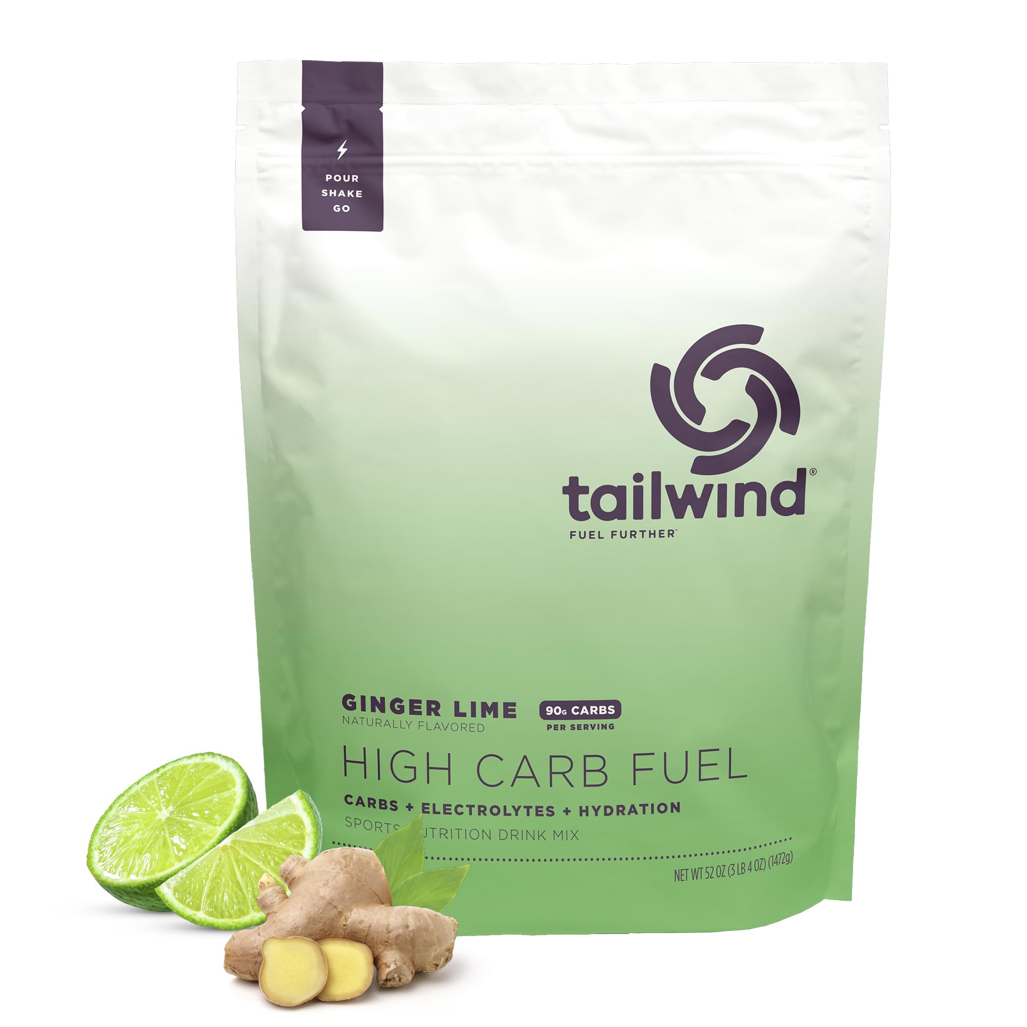 Tailwind Nutrition High Carb Fuel, 90 g High Intensity Carbs (2:1 Glucose:Fructose) + Electrolytes, Gluten‑Free, Vegan, Lemonade, Single‑Serving 6 Pack — Amazon image 9