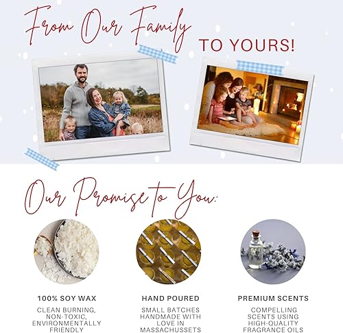 Miniatura 6 de Nikas Home Tarro de fresa y mantequilla de soja de 12 onzas tarro de masón no tóxico vela de soja blanca vertida a mano larga combustión 50-60 horas