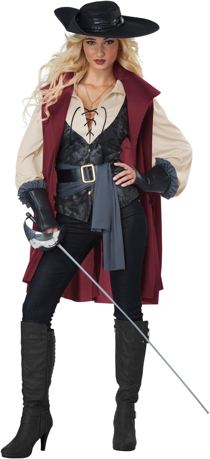 California Costumes womens Lady Musketeer - Adult Costume