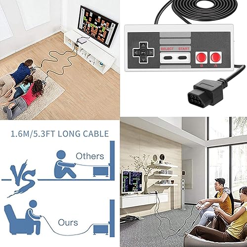 Miniatura 7 de MEKBOK NES Controller - Original NES system Pack of 2