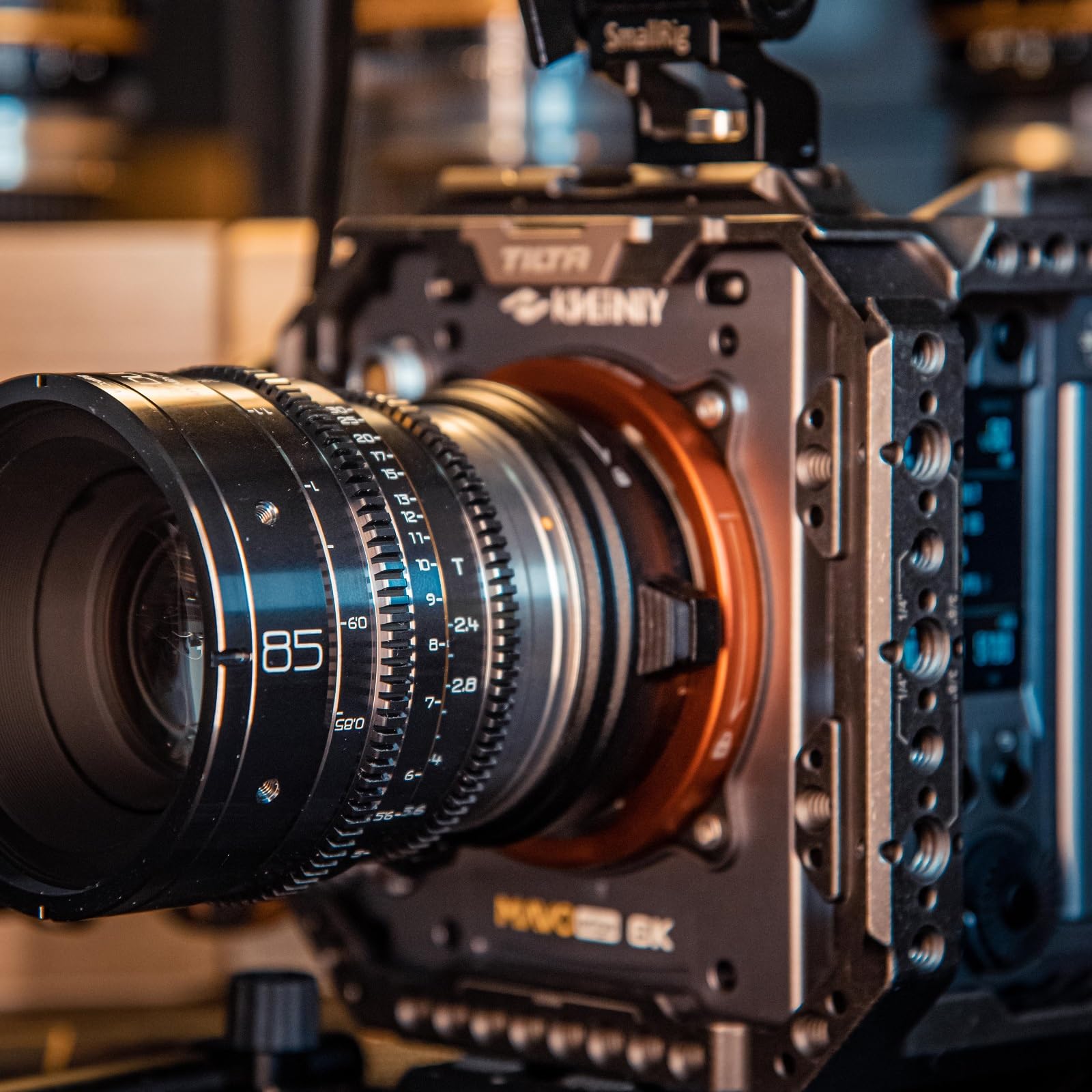 DULENS APO Mini Prime Lens 85mm T2.4 Cine Lens Large Aperture