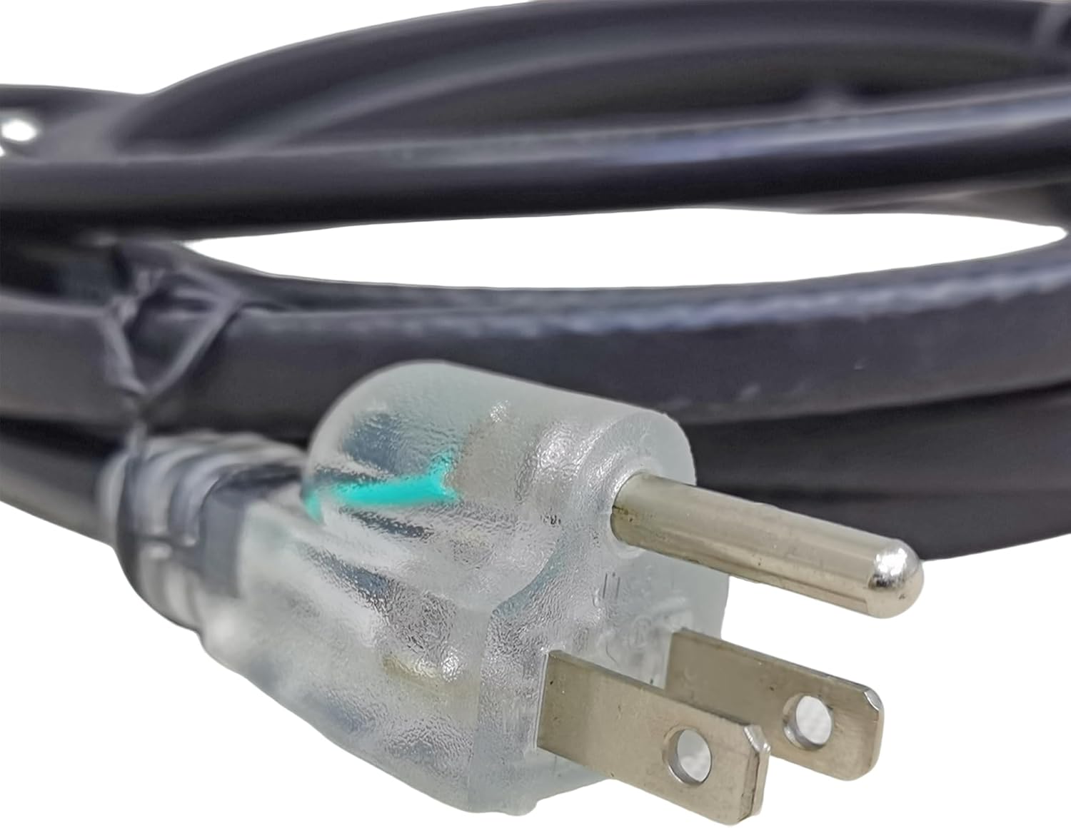 FixtureDisplays® 15 Ft. 120 V Self-Regulating Pipe Heating Cable, for Pipe Freeze Protection, Protects PVC Hose, Metal and Plastic Pipe from Freezing, Black 16147-NPF