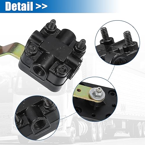 Miniatura 5 de X AUTOHAUX 1 sistema 50433001 60826000 suspensión neumática Paseo válvula de control de nivel de altura