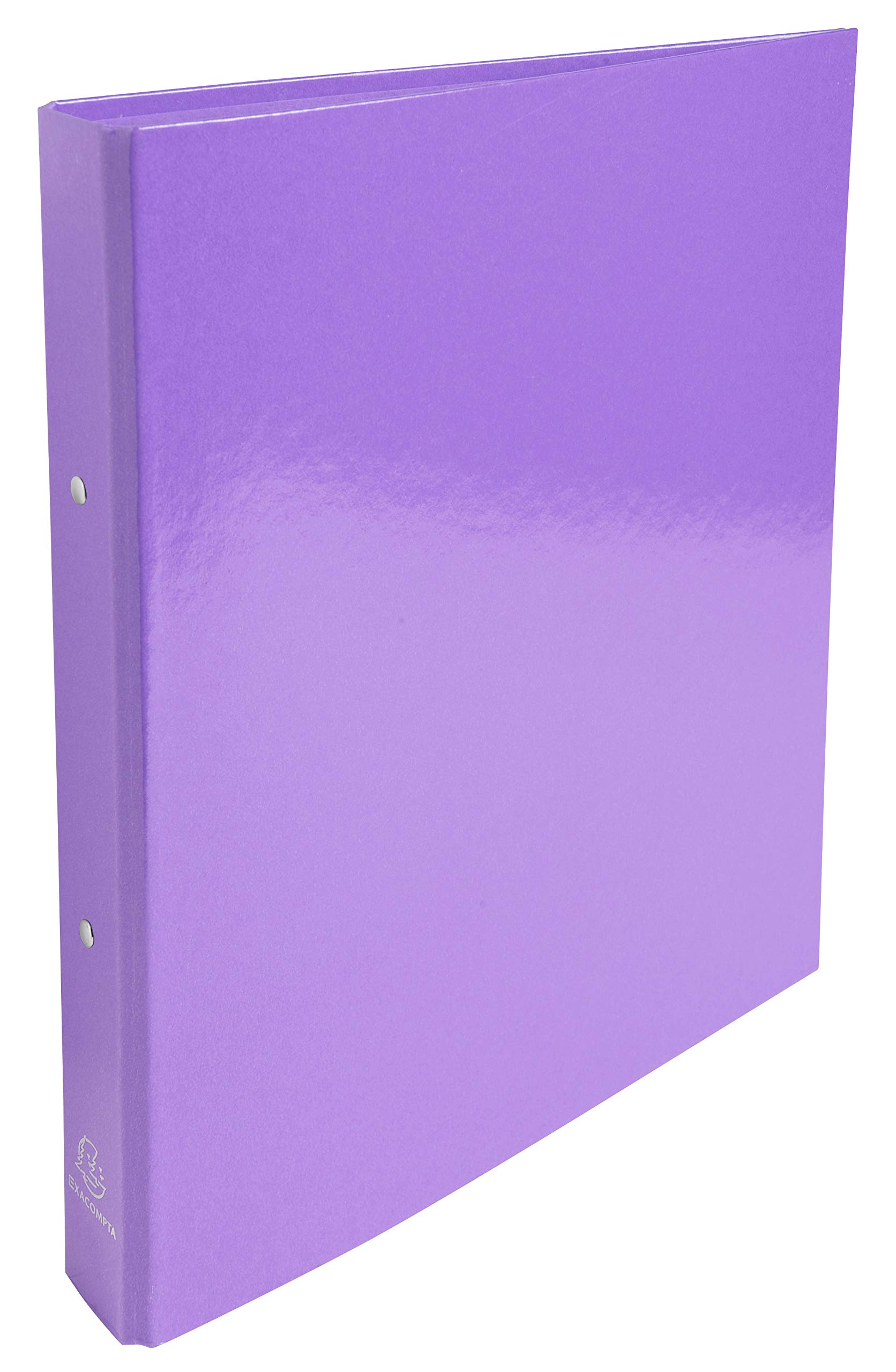 Exacompta 54929E 10er Pack Ringbuch Iderama, 320 x 240 mm, geeignet für A4-Dokumente, 2 Ringe, glänzende beschichtete Platte, 40 mm Rücken, 30 mm Ringe, farblich sortiert