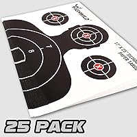 Vista 9 de Highwild Soporte de papel para objetivo de tiro al blanco - 17X25 Pulgadas - Adecuado para pistolas, rifles, armas de aire, armas de balines