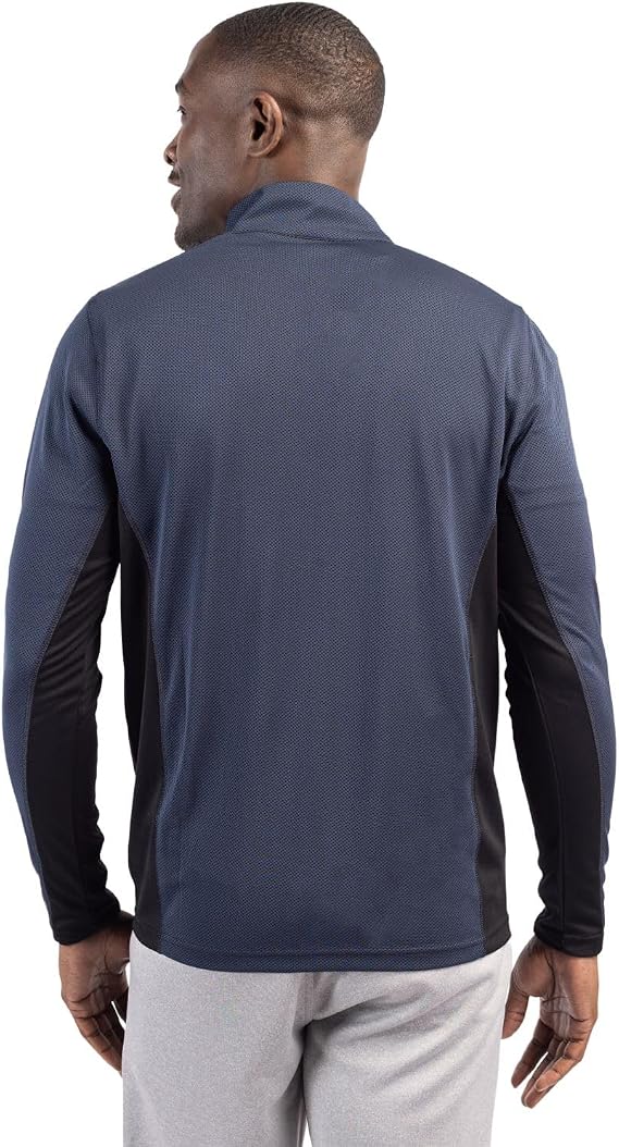 Clique Ice Pique Colorblock Mens Half Zip Tech Pullover