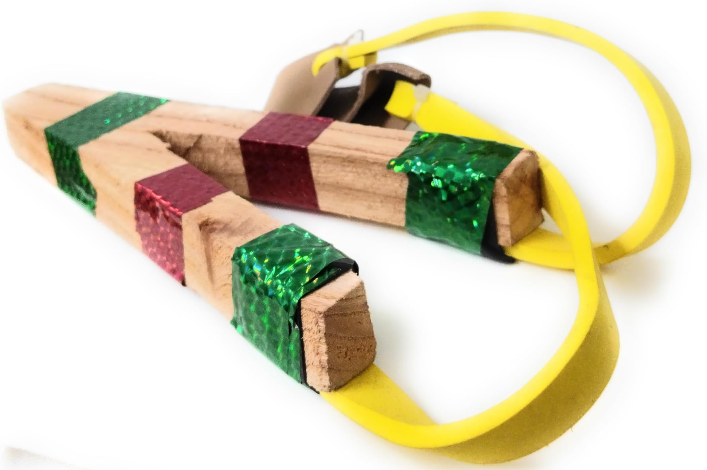 VASHE Jagmoolya Products Handmade Indian Wooden Gulel Slingshot Catapult Shooting Game (Pack Of 1), Kids