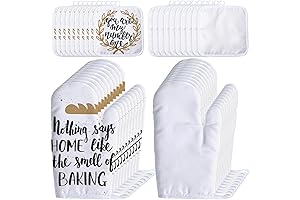 40-Piece Blank Sublimation Fabric Pot Holders Bulk Set