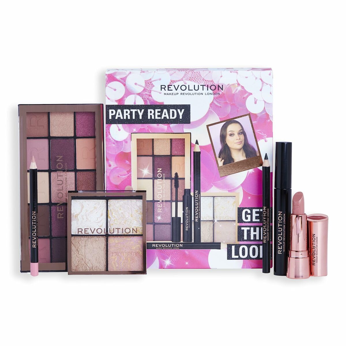 Amazon.com : Makeup Revolution Get The Look Gift Set Party Ready