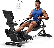 MERACH Sculls Rowing Machines for Home, Magnetic Rowing Machine with 16-Level, Simulate Real Row, Ultra-Quiet Rower, MERACH App and 1000+ Champion Coaching Course & Games