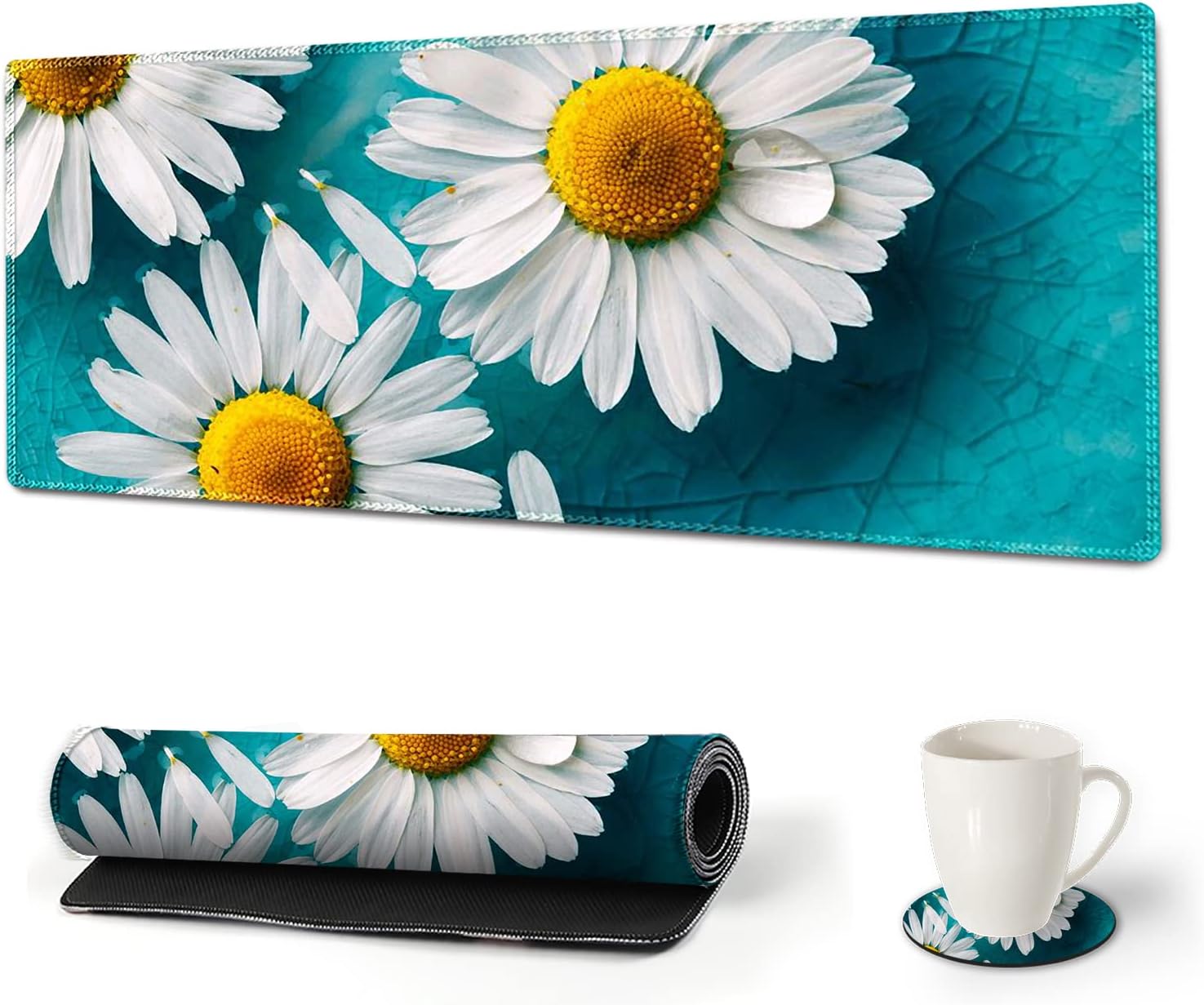 ARTSO Large Gaming Mouse Pad Extended Desk Pad XL Keyboard