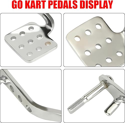 Vista 14 de GREHUA Go Kart Pedal y cable del acelerador compatible con Predator 212cc 196cc 6.5hp Road Rocket Manco Kandi Carter Azusa Go Kart Vintage Racing