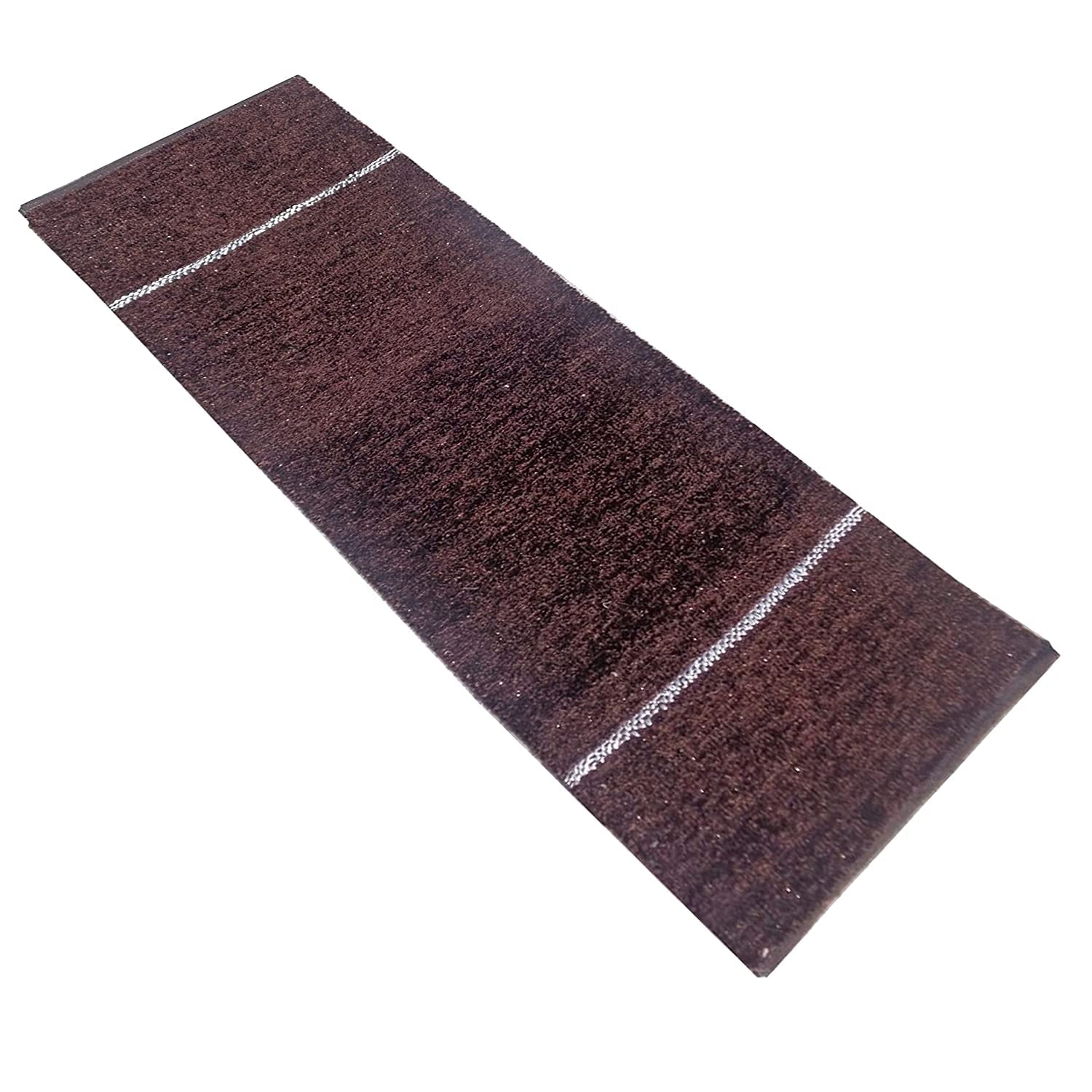 Alef 3 Seater Sofa Cover 100%Cotton & Polyester Feather Touch Standard - (Coffee)