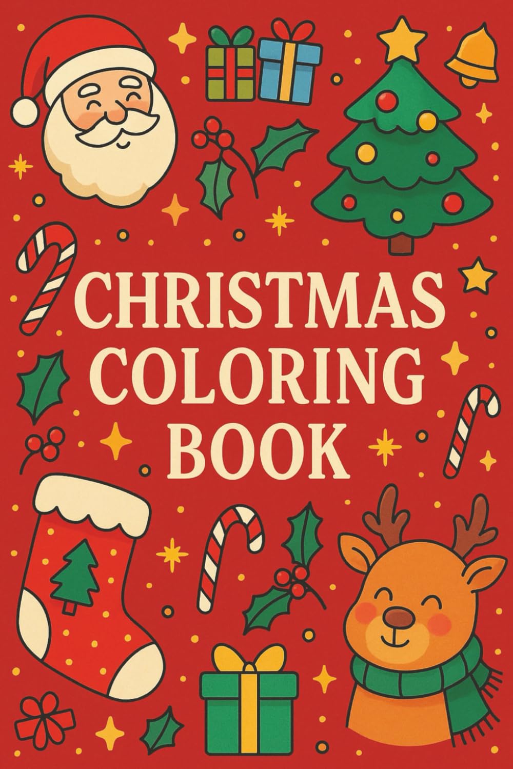 Christmas Coloring Book: A Relaxing Collection of Holiday Scenes to Spark Joy and Creativity
