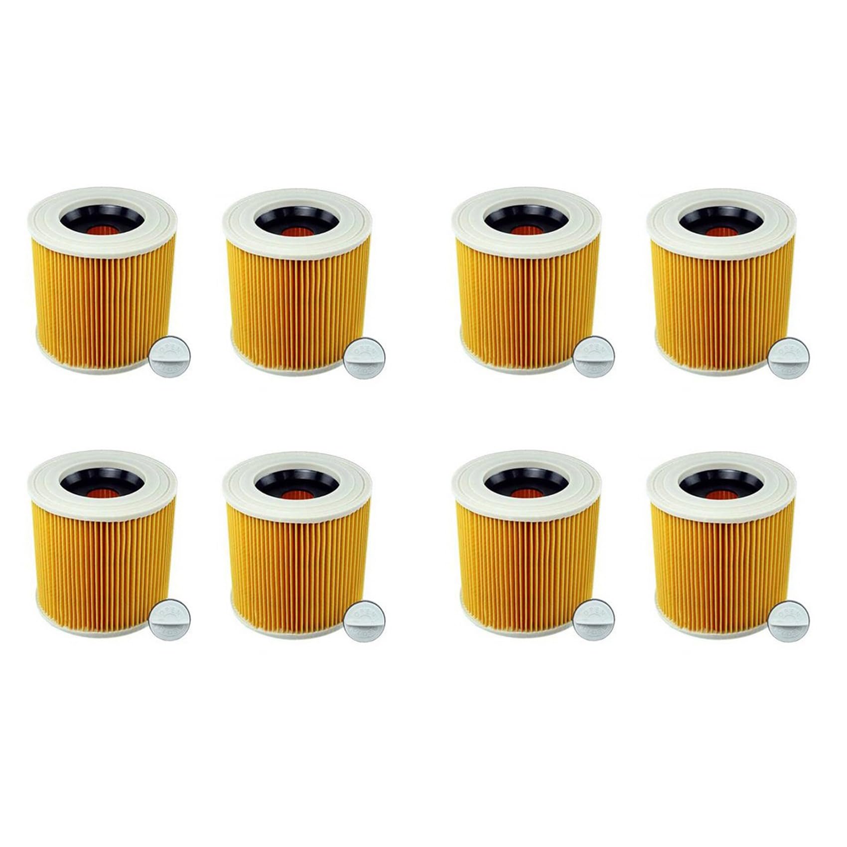 Hndhbfgrt 8 Pcs Filter for Vacuum Cleaner WD3 Premium WD2 WD3 WD1 MV3 MV2 3 P Extension Kit Against Fine Dust