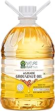 Natureway Unrefined Agmark Grade -1 Wood Cold Pressed (Groundnut Peanuts) Oil 5 L | Kolhu/Kacchi Ghani/Ganuga/Chekku /Zero Transfat Free/Helps for Lower Cholesterol/Natural Antioxidants | Chemical - Presarvatives Free For Cooking…