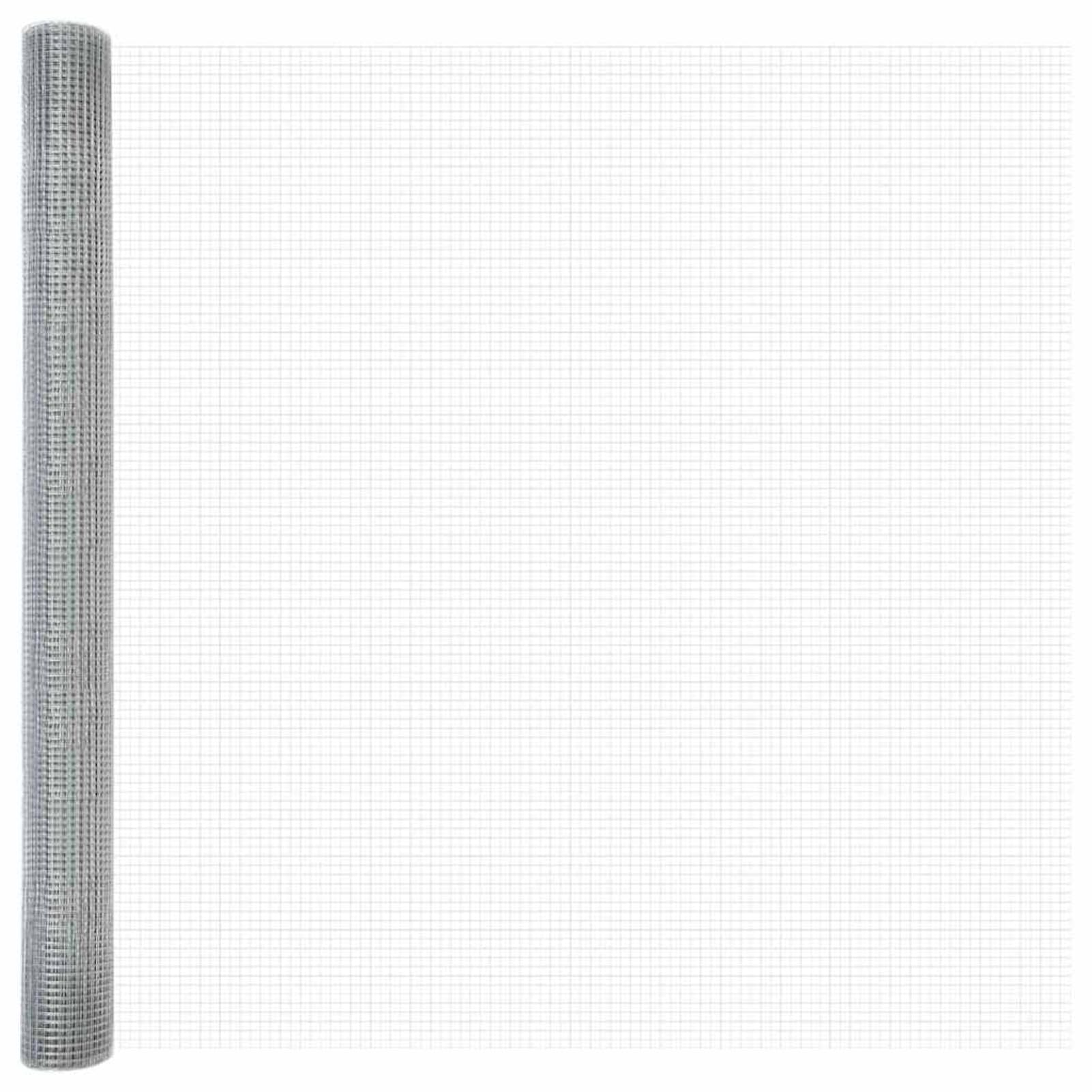 Słupki ogrodzeniowe ze stali, srebrne, 1000 x 3,2 x 140 cm, malowane proszkowo, odporne na korozję – 5 słupków do użytku na zewnątrz