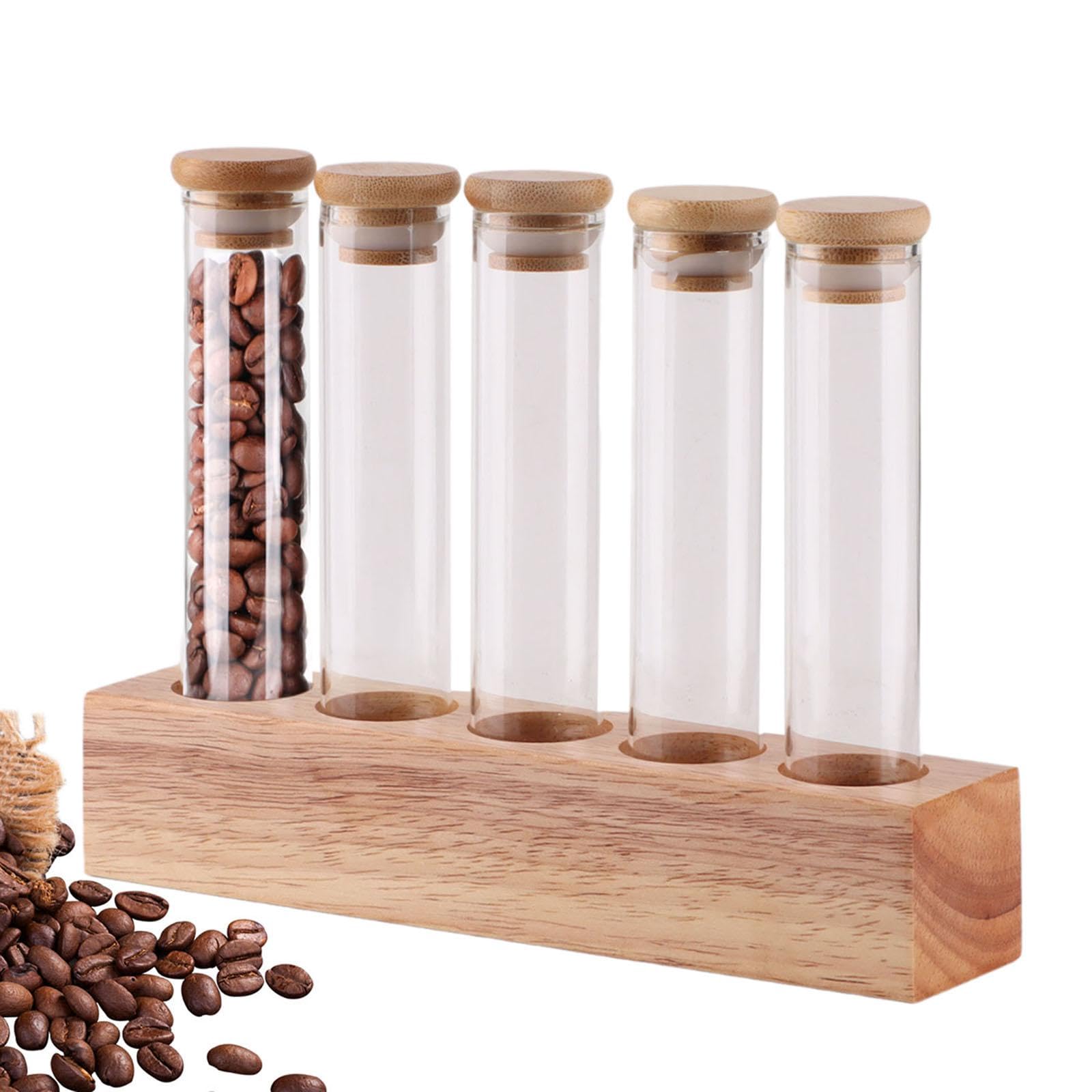 Amazon｜Fenteer ガラス製コーヒー豆保存容器 コーヒー豆保存