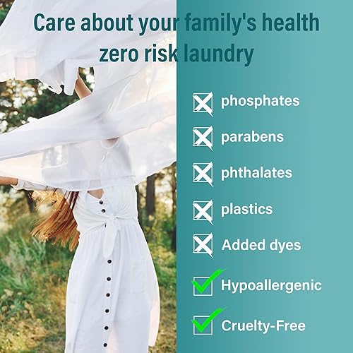 Miniatura 3 de Detergente de lavandería hipoalergénico para viajes, hojas de detergente ecológico, aroma libre y transparente, para viajes, apartamentos,