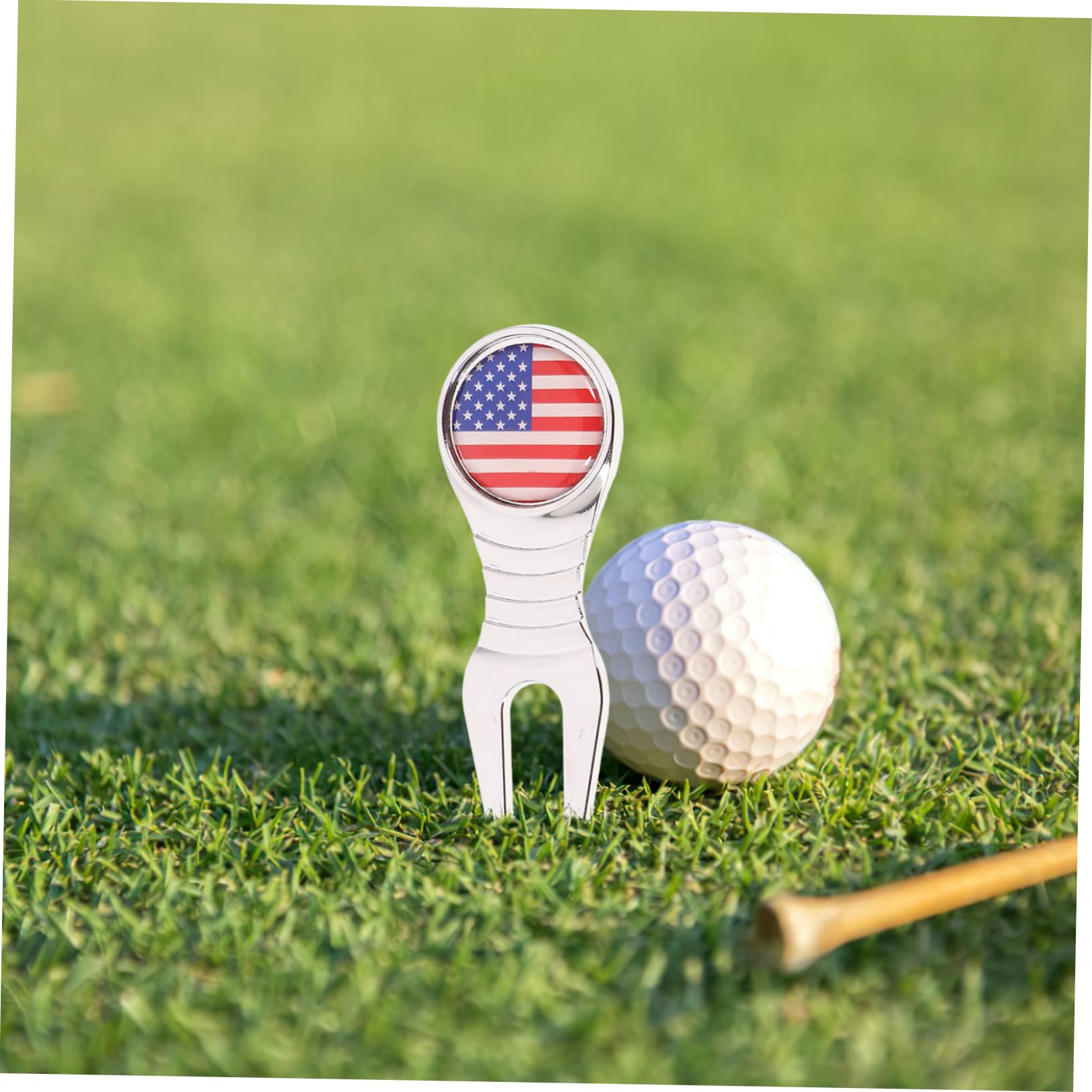 UPKOCH Tragbares Golf Divot Tool Verschleißfester Hutclip mit Premium Golf Marker Teiliges Set für Golfzubehör für