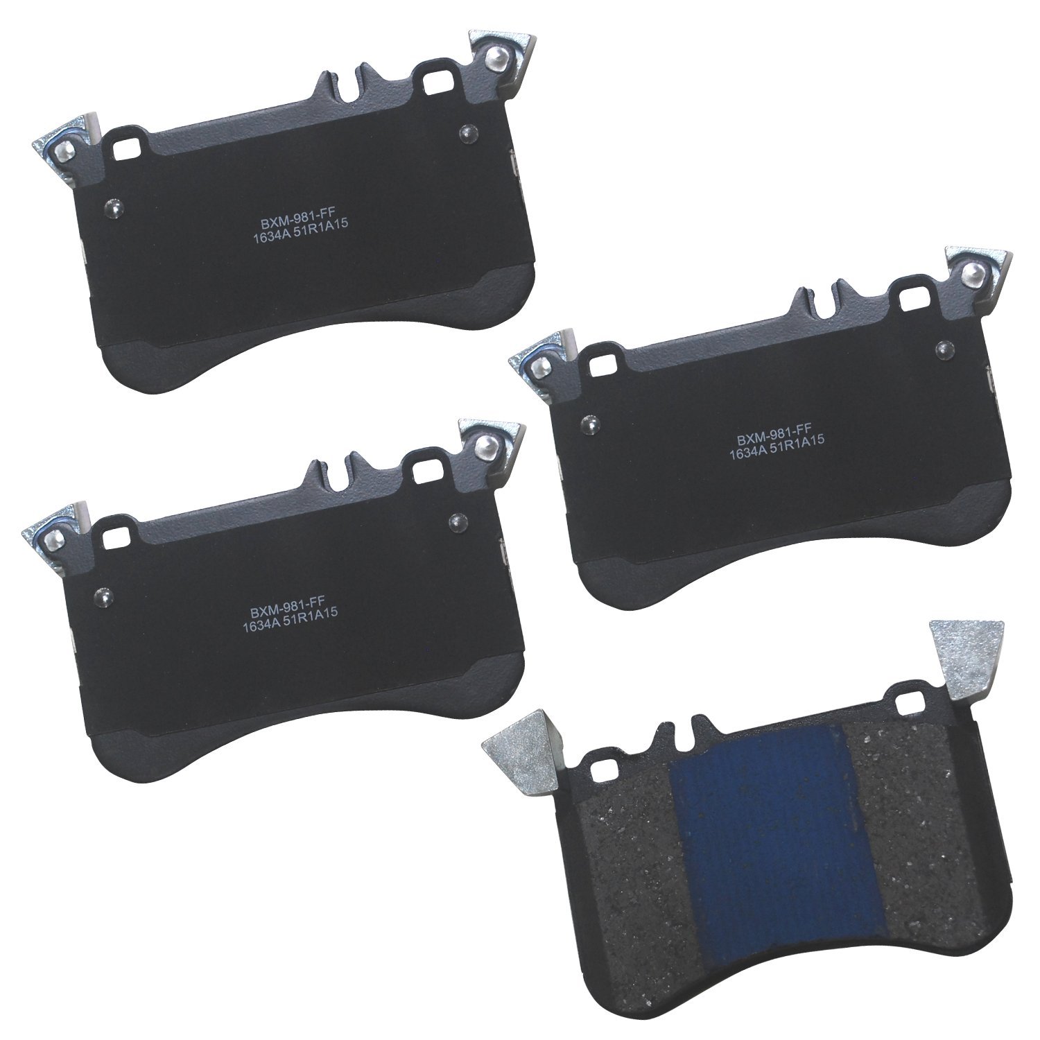 Bendix Premium SBM1634A Semi-Metallic Front Brake Pads for Mercedes-Benz CLA45 AMG 2017-2014, GLA45 AMG 2017-2014