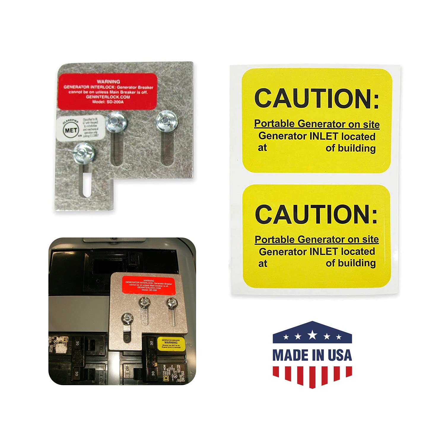 Buy SD200A Square D Generator Interlock Kit QO & Homeline Indoor or