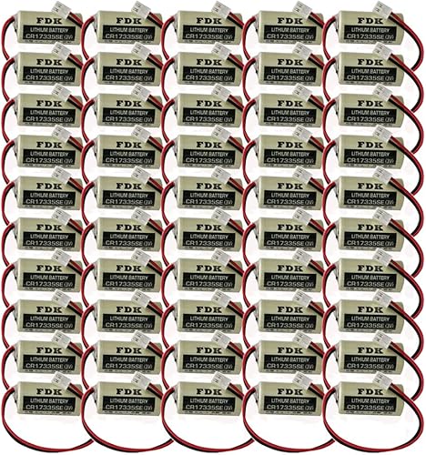 XIAOXX - Batería de litio no recargable de 3 V CR17335SE 1800 mAh para FDK CR17335SE 3V Epson Robot Controller RC Series Batería R13B060003 con