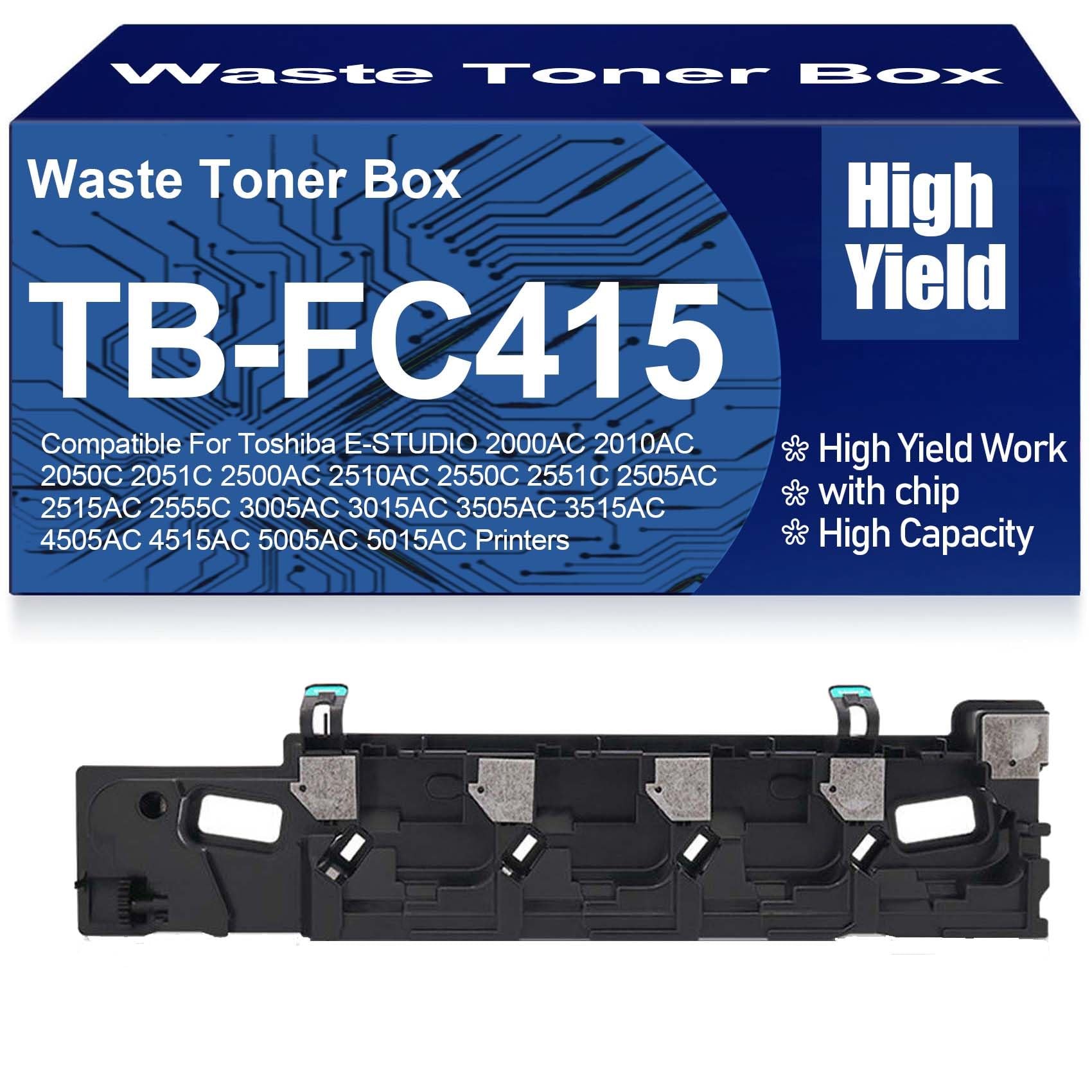 Toner usagé Bac de récupération TB-FC415 Compatible Toshiba E-Studio 2000AC 2050AC 2500AC
