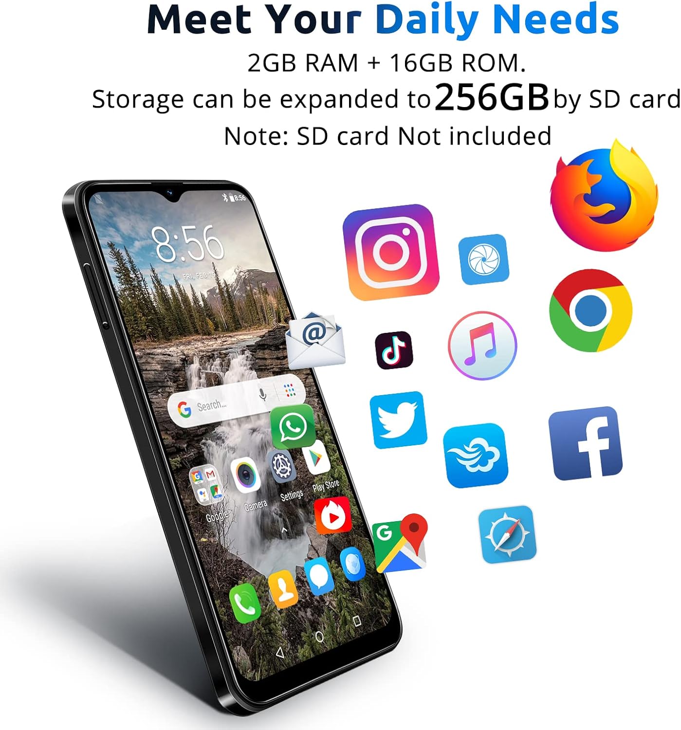 Xgody X18 Storage and Apps