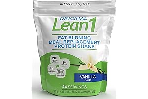Lean1 Meal Replacement Shake - Vanilla 5 Pound (44 Servings)