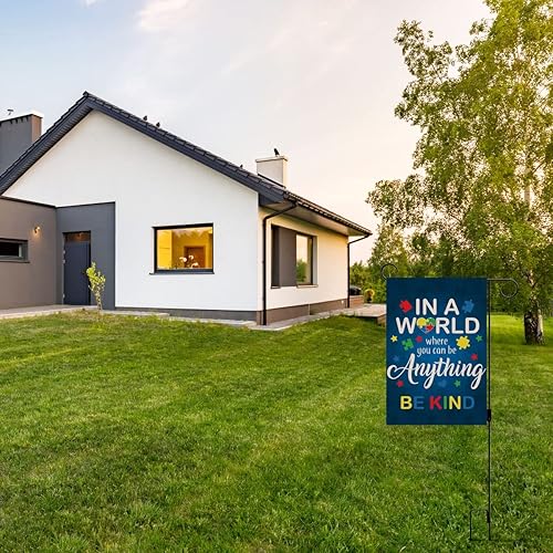 Miniatura 5 de Nepnuser Letrero de lino para decoración de jardín, diseño rústico para interiores y exteriores