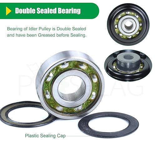 Miniatura 7 de La polea tensora plana 132-9420 reemplaza la polea tensora plana Toro 106-2175, polea tora plana Toro 1329420, polea tensora Toro 132-9420, 132