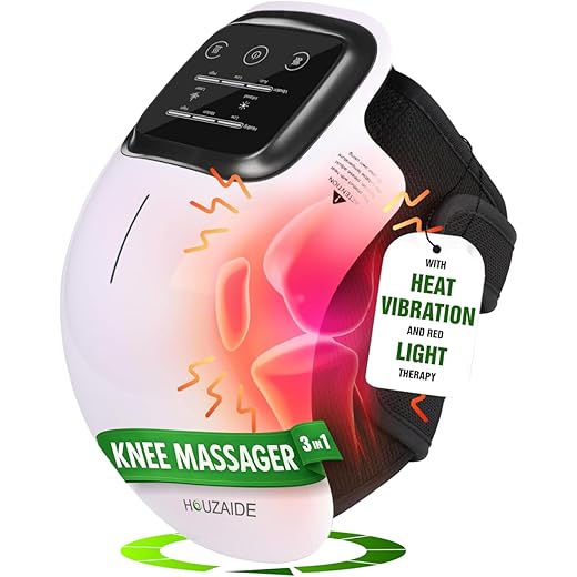 Houzaide Knee Massager Heat Vibration Therapy