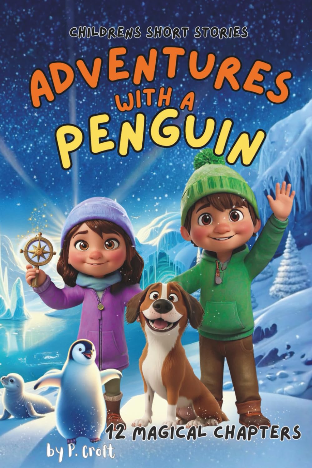 Children's Short Stories: Adventures with a Penguin: 12 Magical Chapters for Young Imaginations; Ages 6-12 (The Adventures of Sam, Mia & Max)