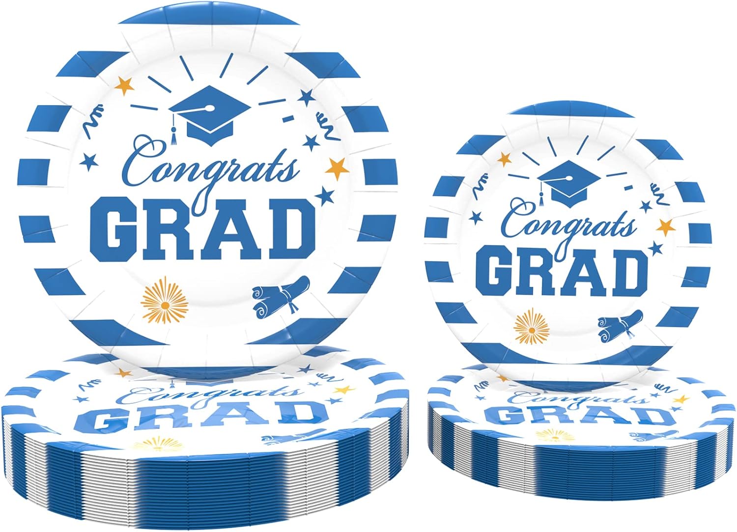 Graduation PlatesGraduation Party Decorations, 48 Pack