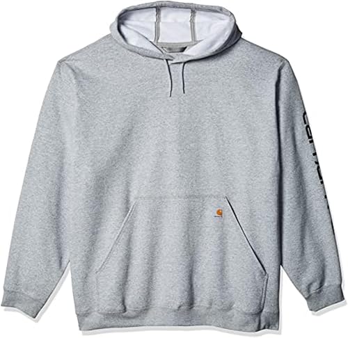 Carhartt Sudadera con Gráfico de Logo en Manga de Peso Medio y Ajuste Holgado para Hombre