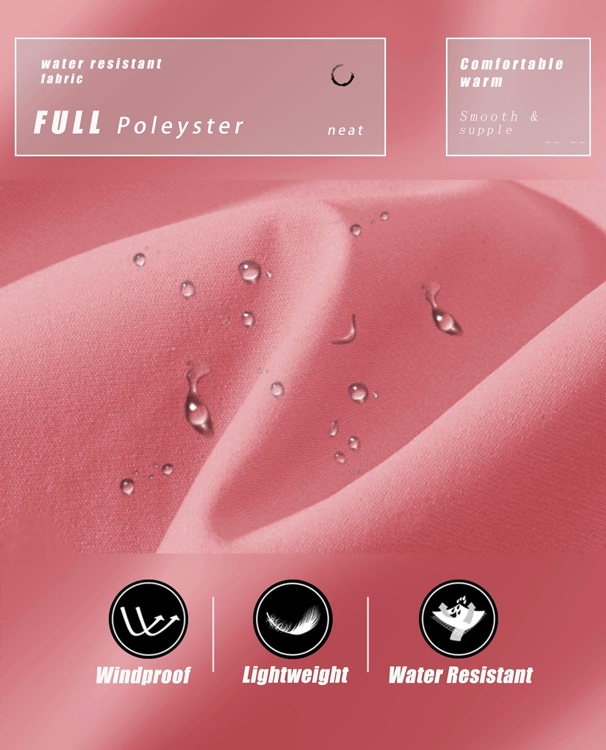 MAGCOMSEN Women's Casual Jacket Lightweight Bomber Jackets 5 Pockets Windbreaker Zip-up Spring Fall Outerwear - Image 6