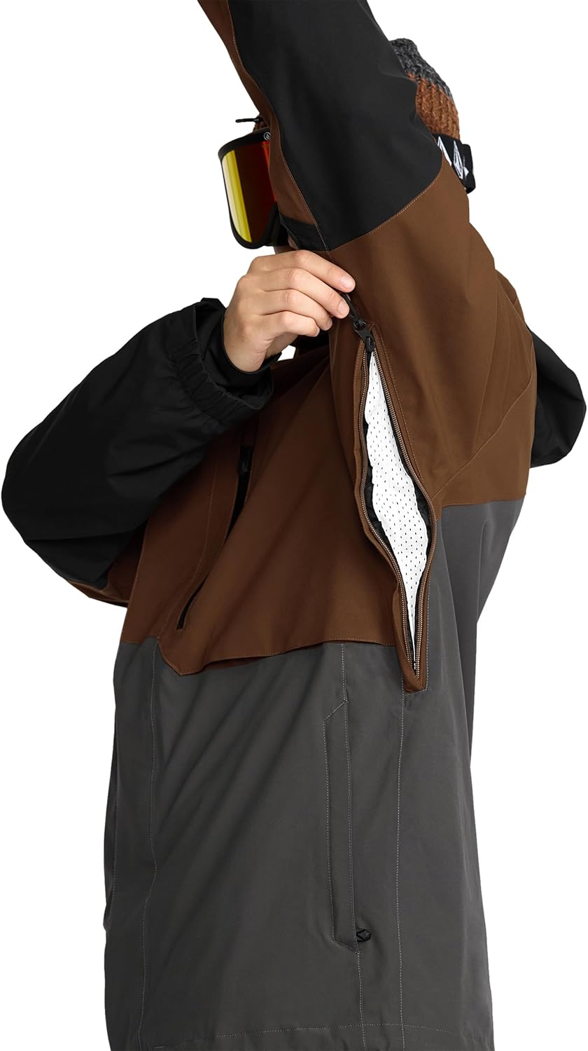 Volcom Men's Rnge Stretch 30k Snowboard Jacket – Waterproof 2-layer Fully Taped Seams - Image 4