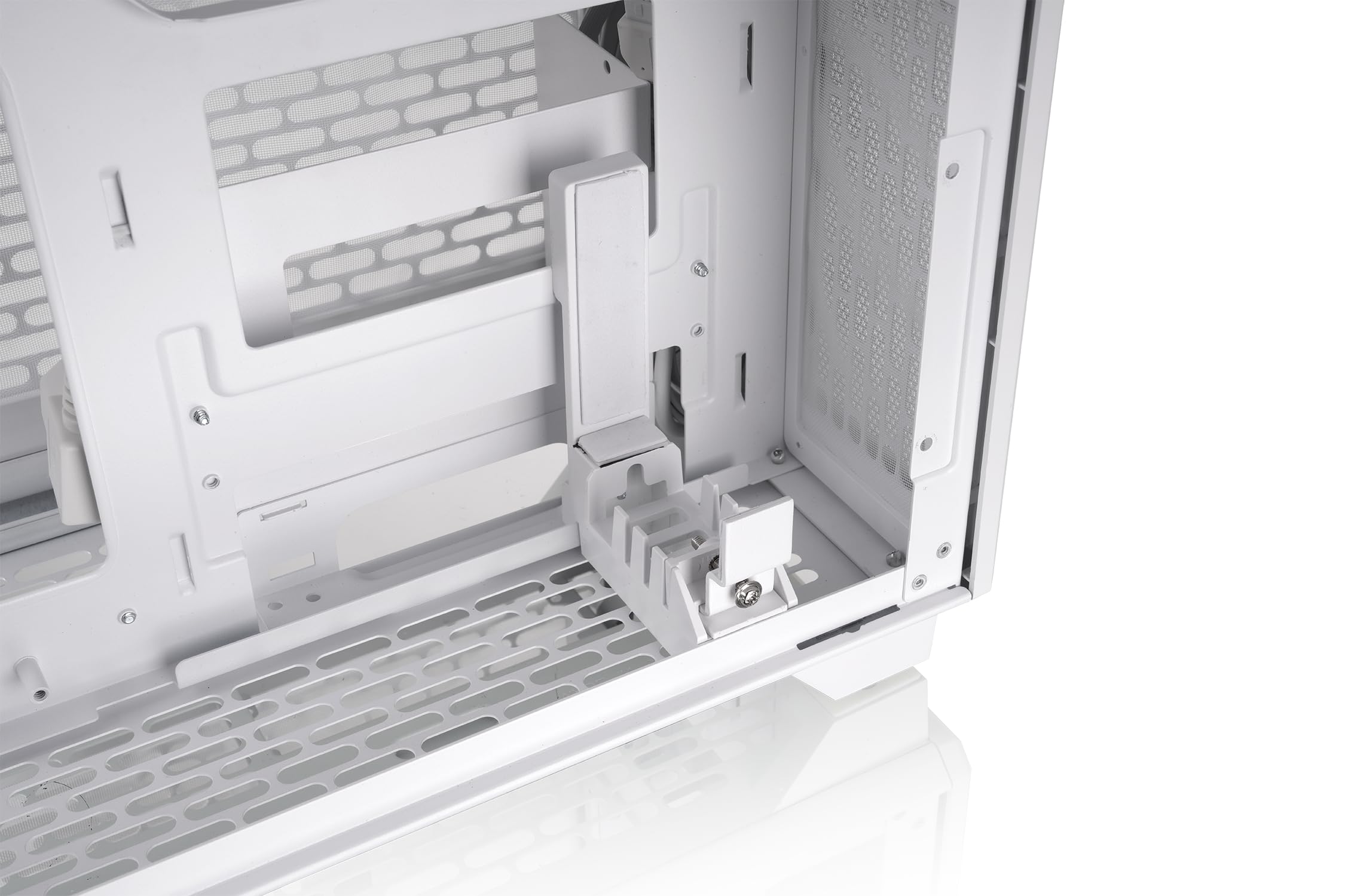 Thermaltake TR100 Boîtier PC Mini-ITX Compact Double Chambre, PCIe 4.0 Riser Inclus, Neige